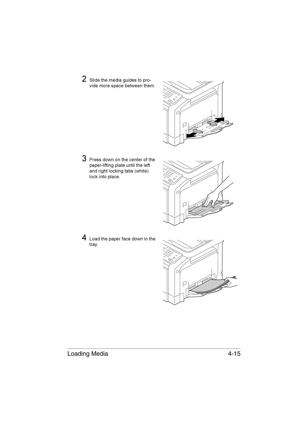 Muratec MFX-C3035 manual Loading Media 