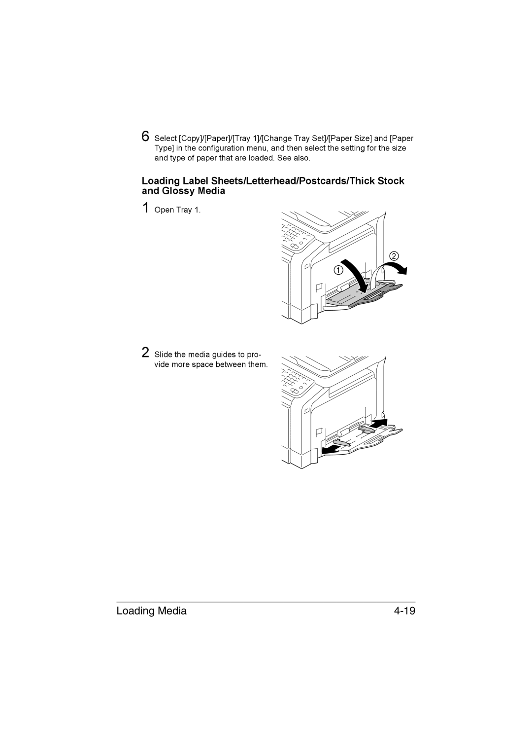 Muratec MFX-C3035 manual Loading Media 