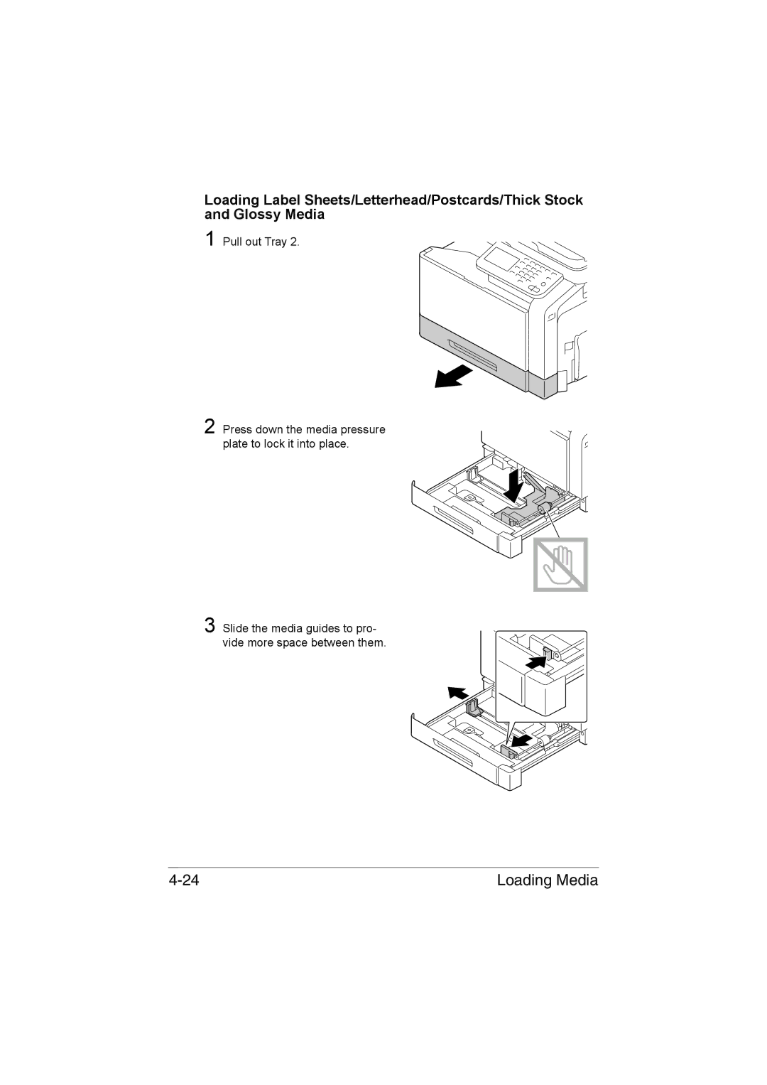 Muratec MFX-C3035 manual Pull out Tray 