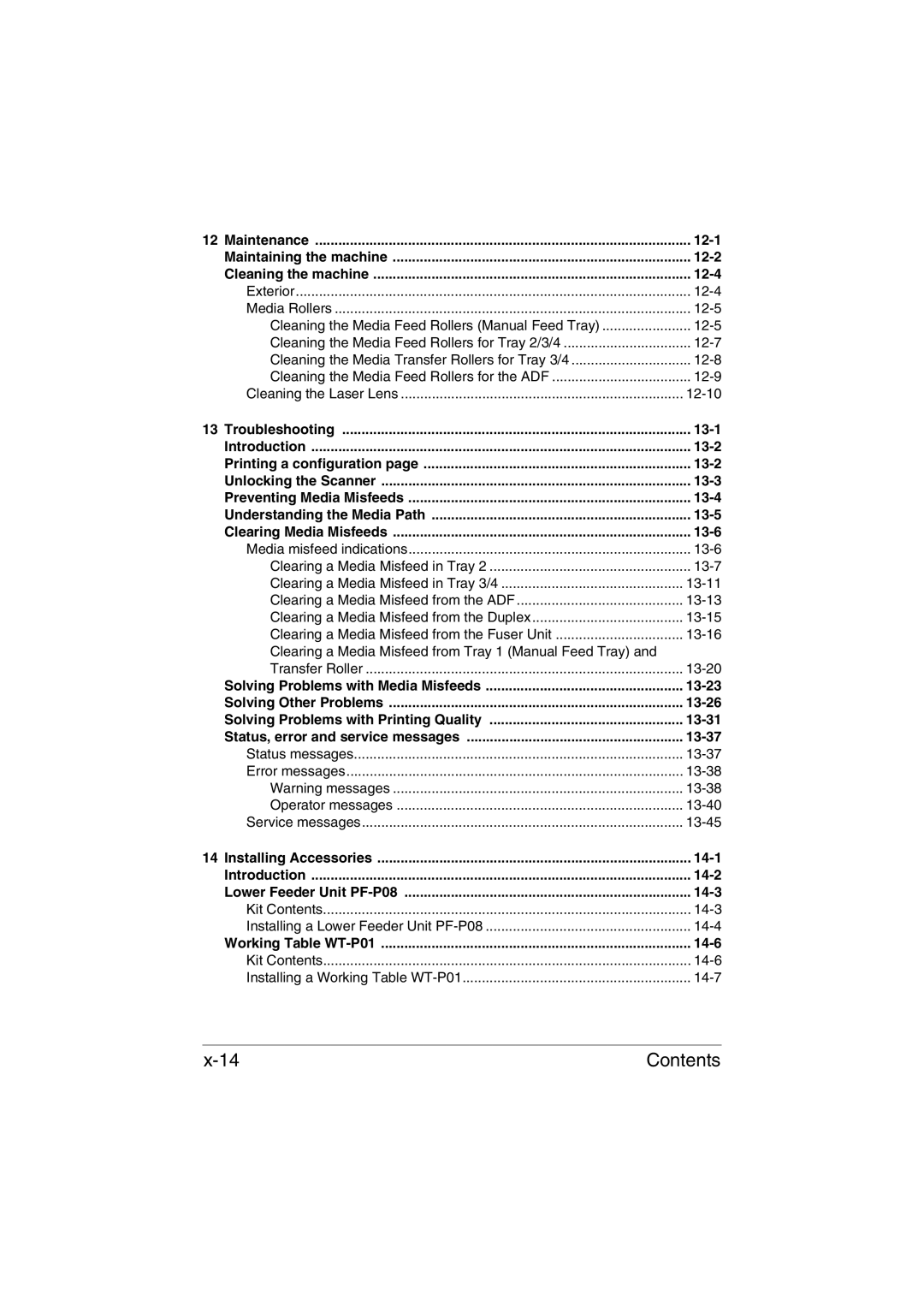 Muratec MFX-C3035 manual Solving Problems with Media Misfeeds 