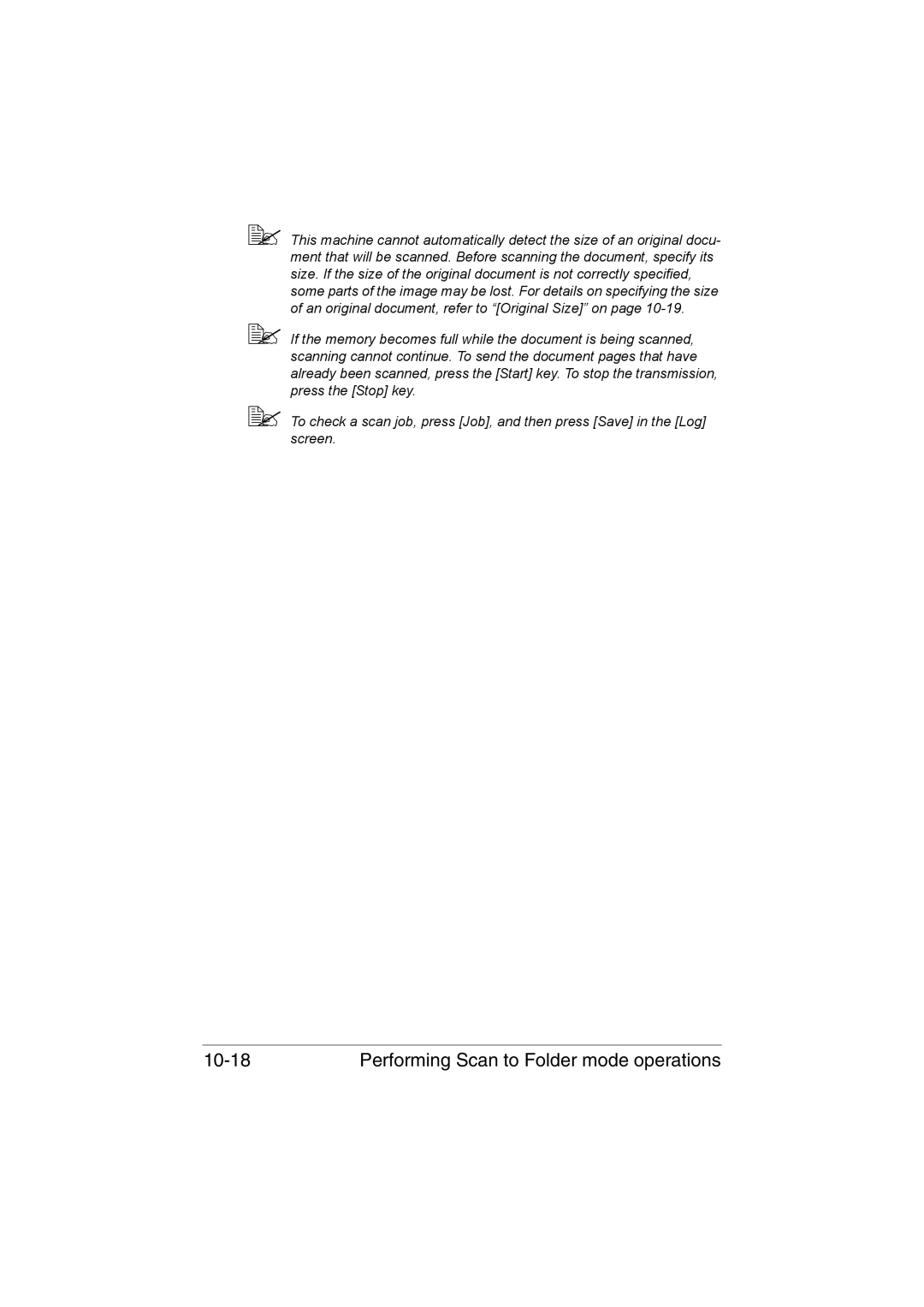 Muratec MFX-C3035 manual Performing Scan to Folder mode operations 