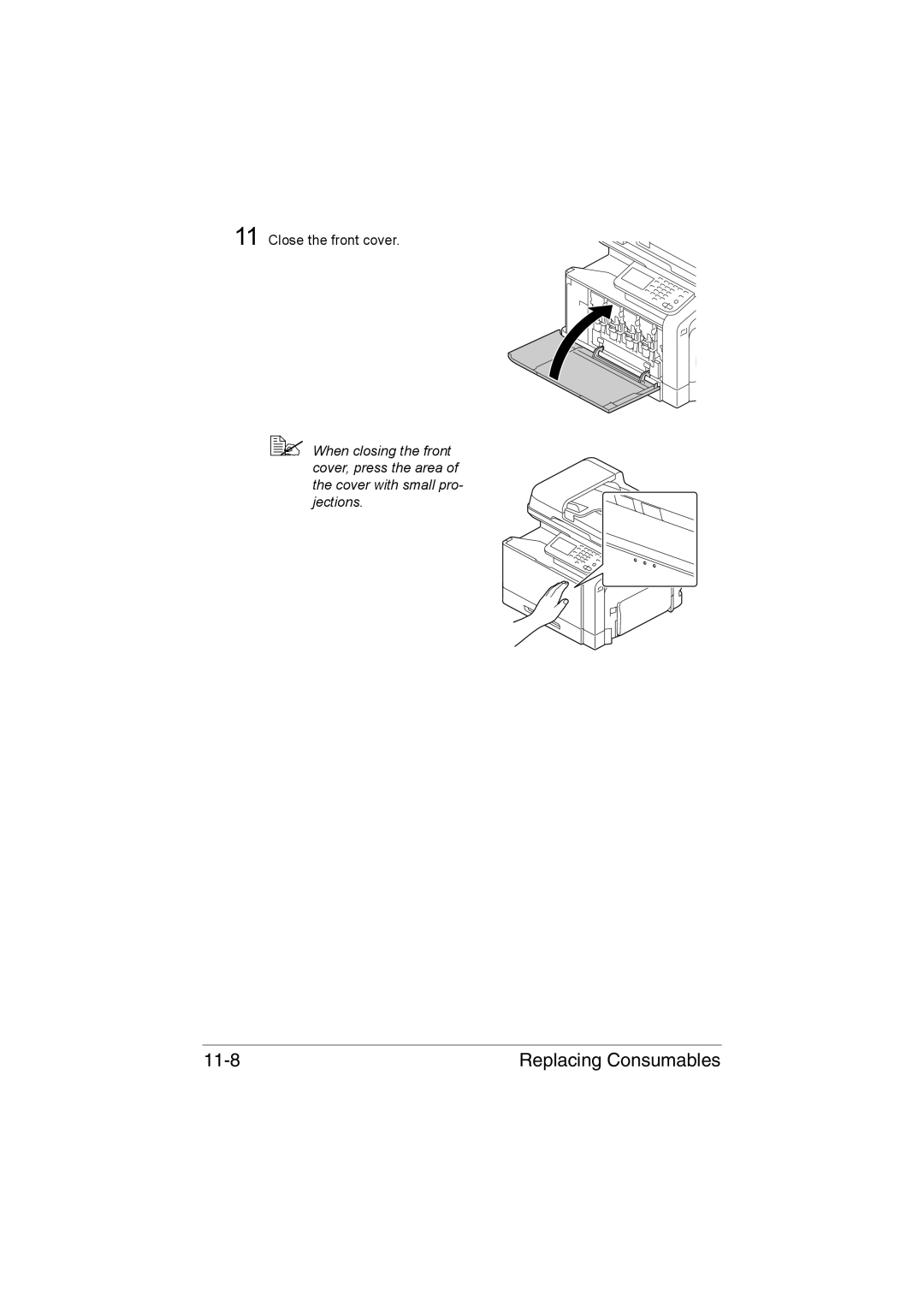 Muratec MFX-C3035 manual Replacing Consumables 