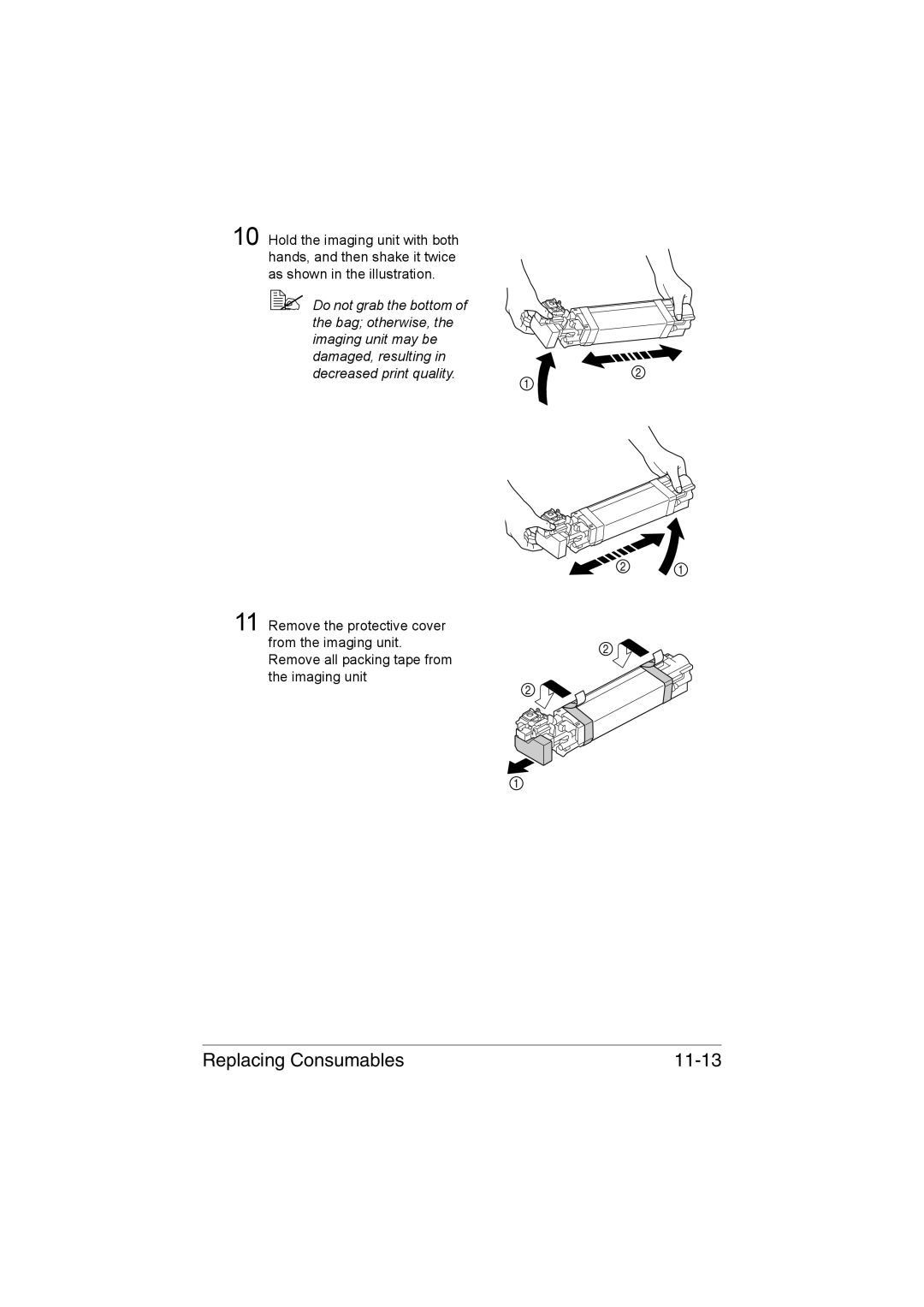 Muratec MFX-C3035 manual Replacing Consumables 11-13 