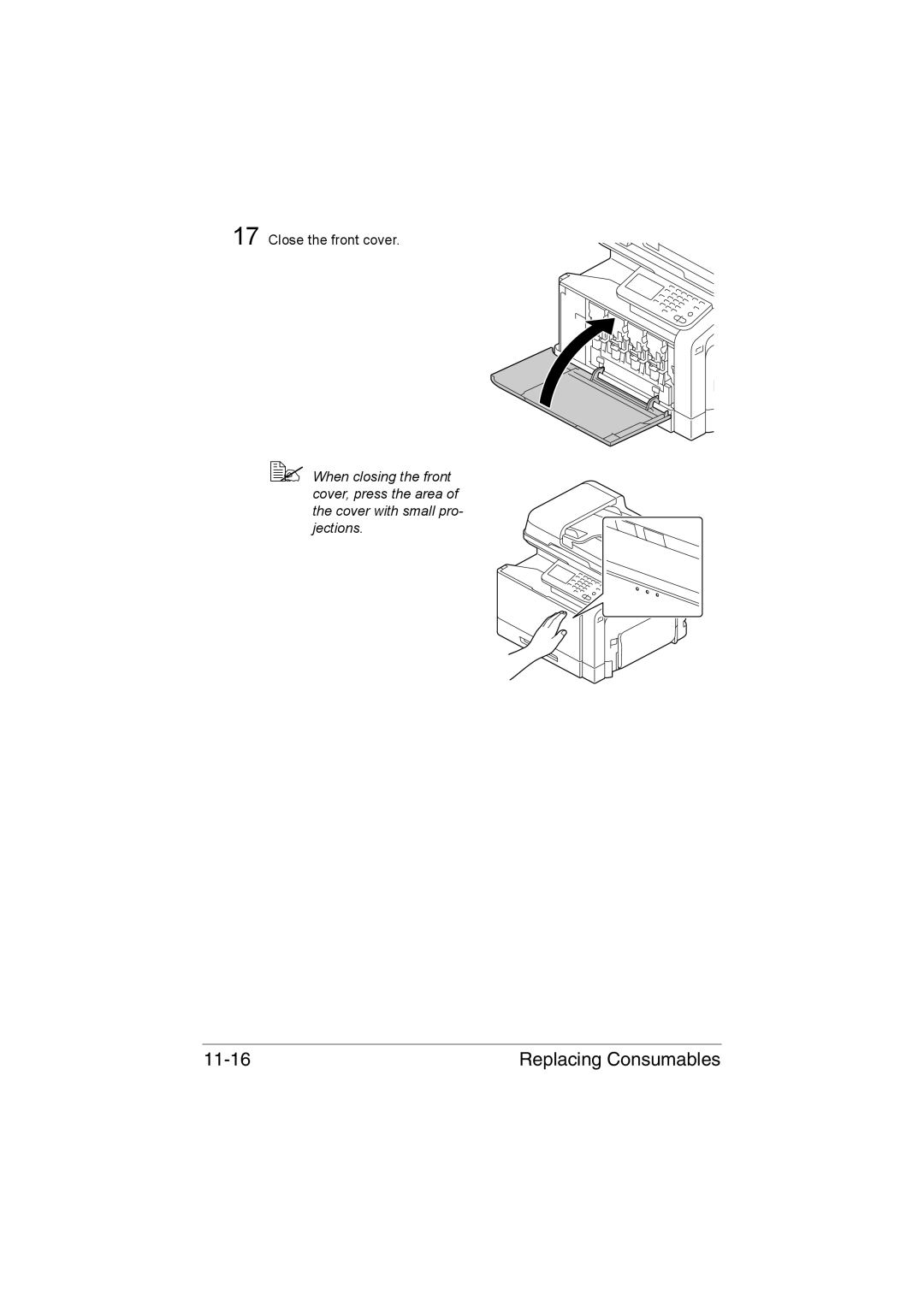 Muratec MFX-C3035 manual Replacing Consumables 