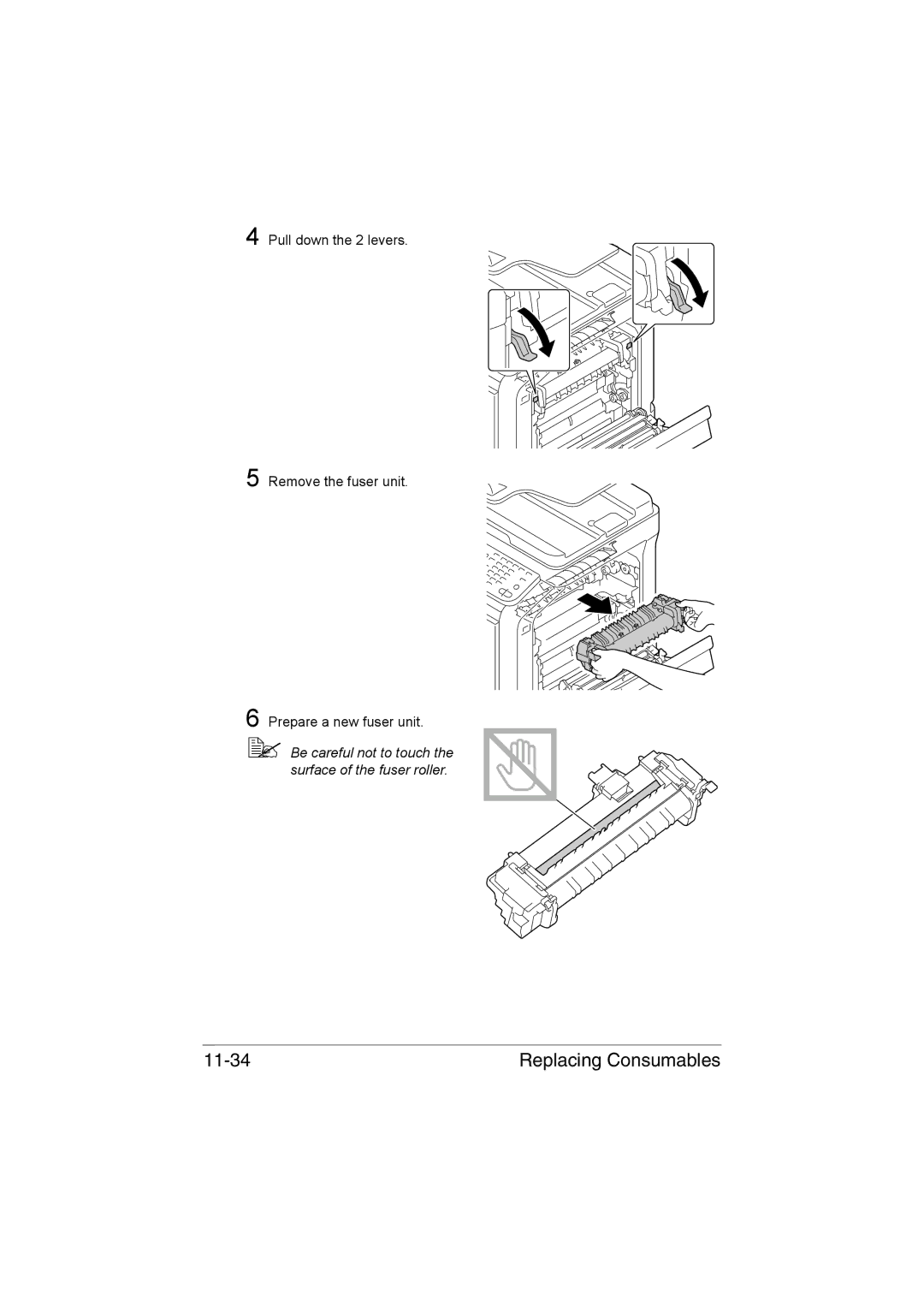 Muratec MFX-C3035 manual Replacing Consumables 