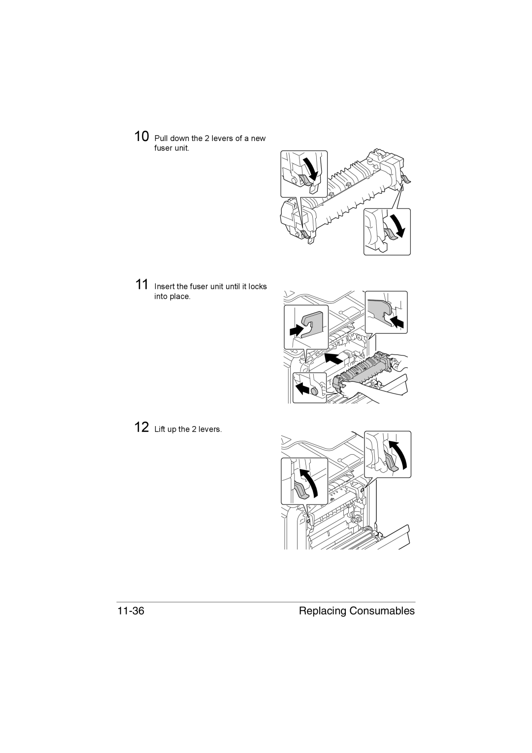 Muratec MFX-C3035 manual Replacing Consumables 