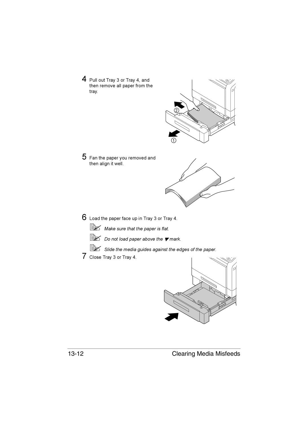 Muratec MFX-C3035 manual Clearing Media Misfeeds 