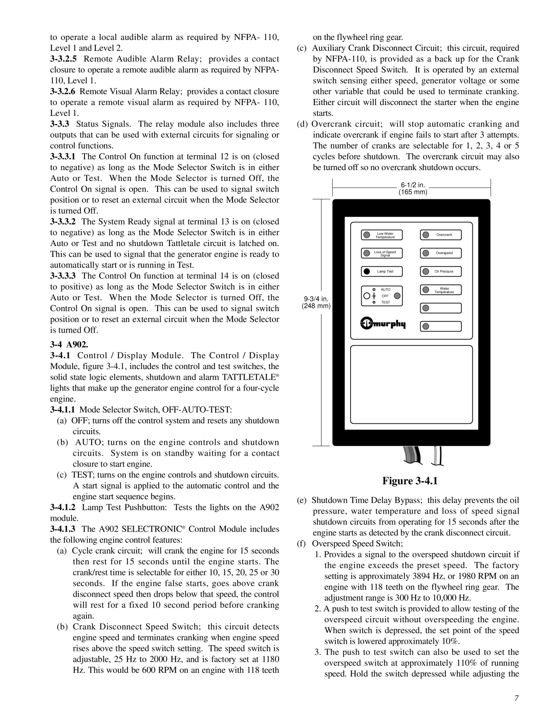 Murphy A900 Series manual A902 