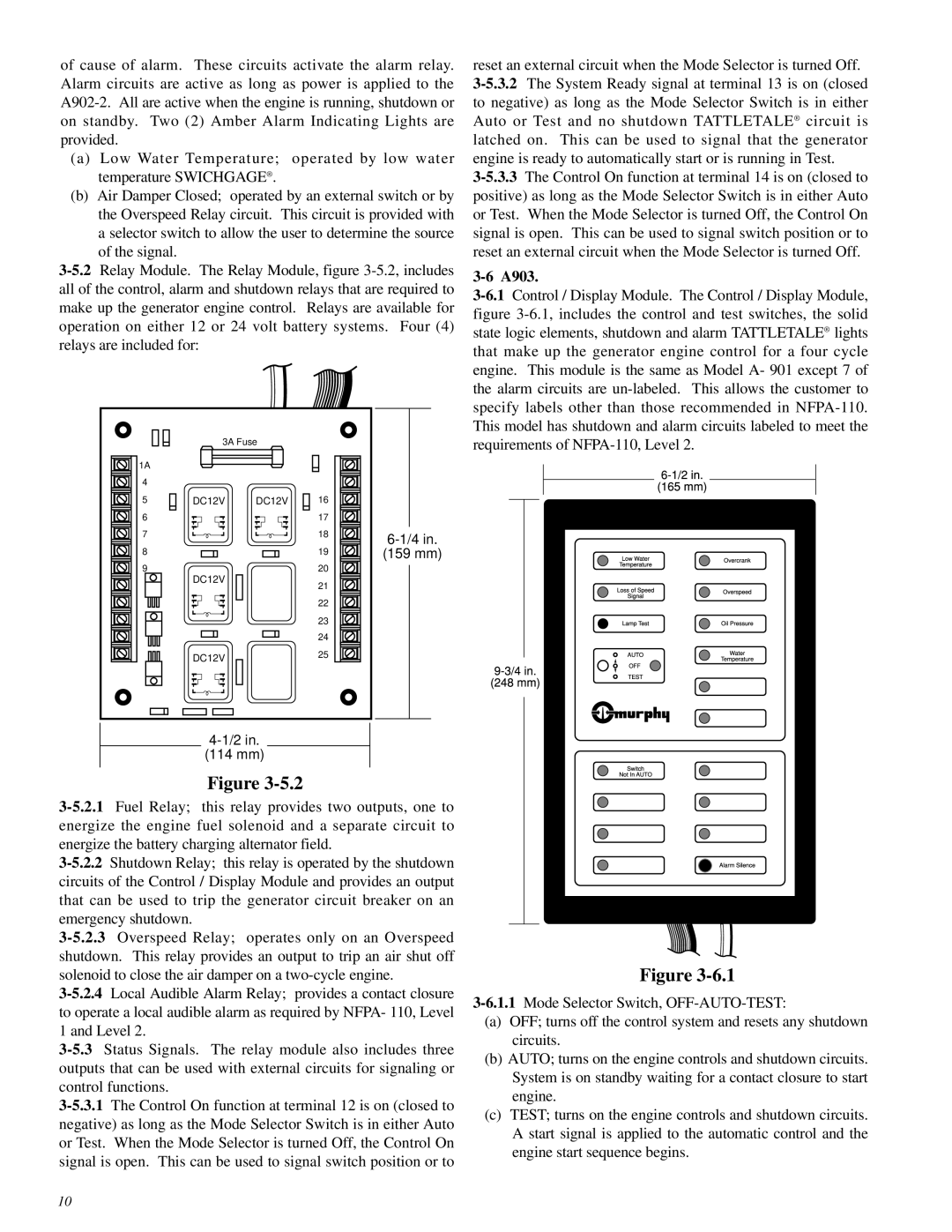 Murphy A900 Series manual A903 