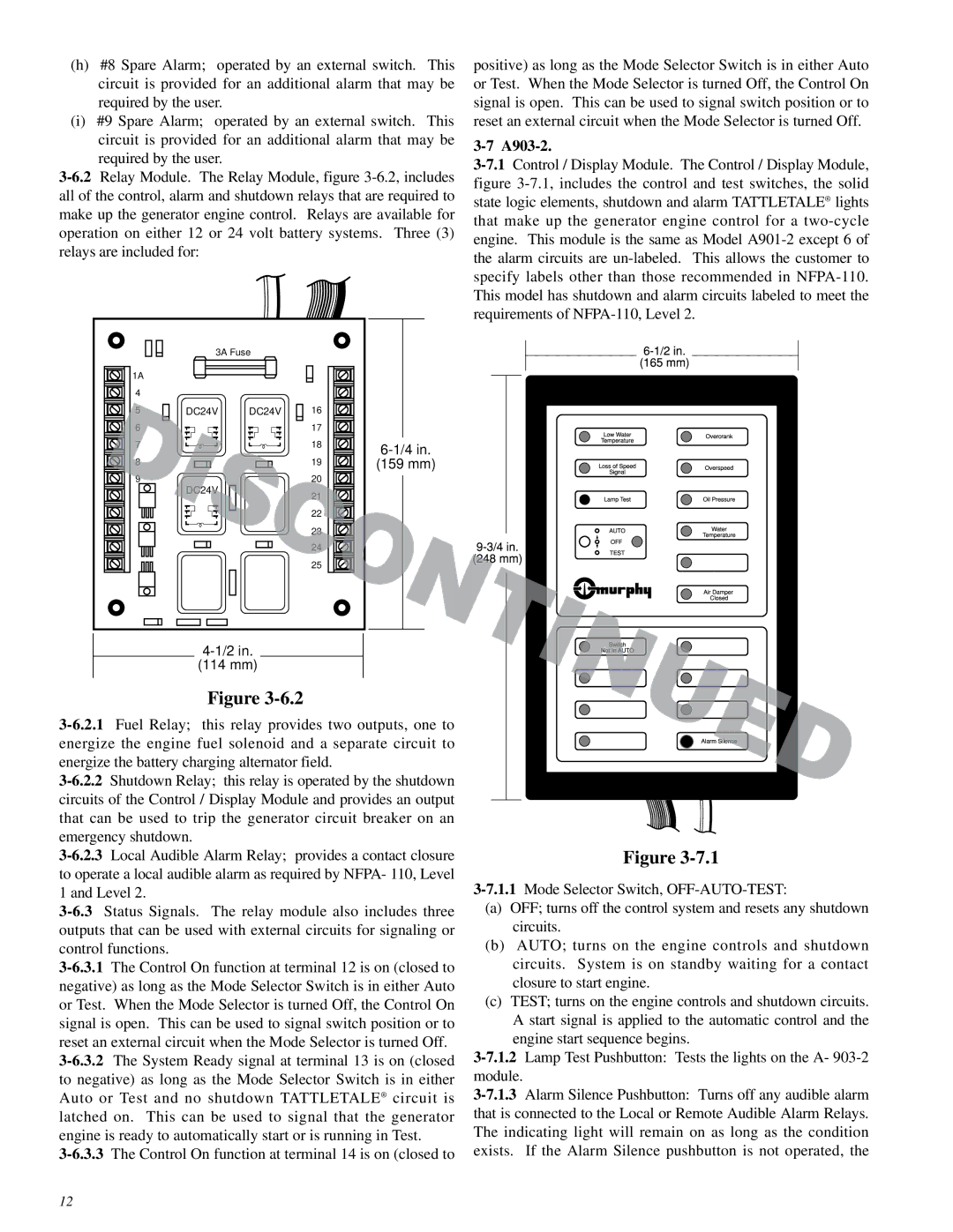 Murphy Series A900 manual A903-2 