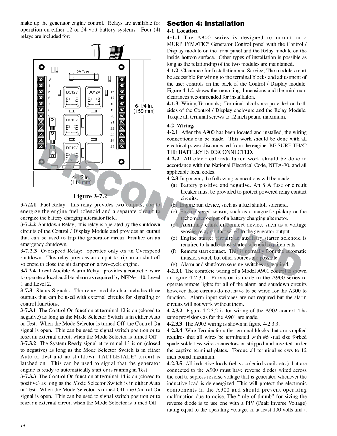 Murphy Series A900 manual Location, Wiring 