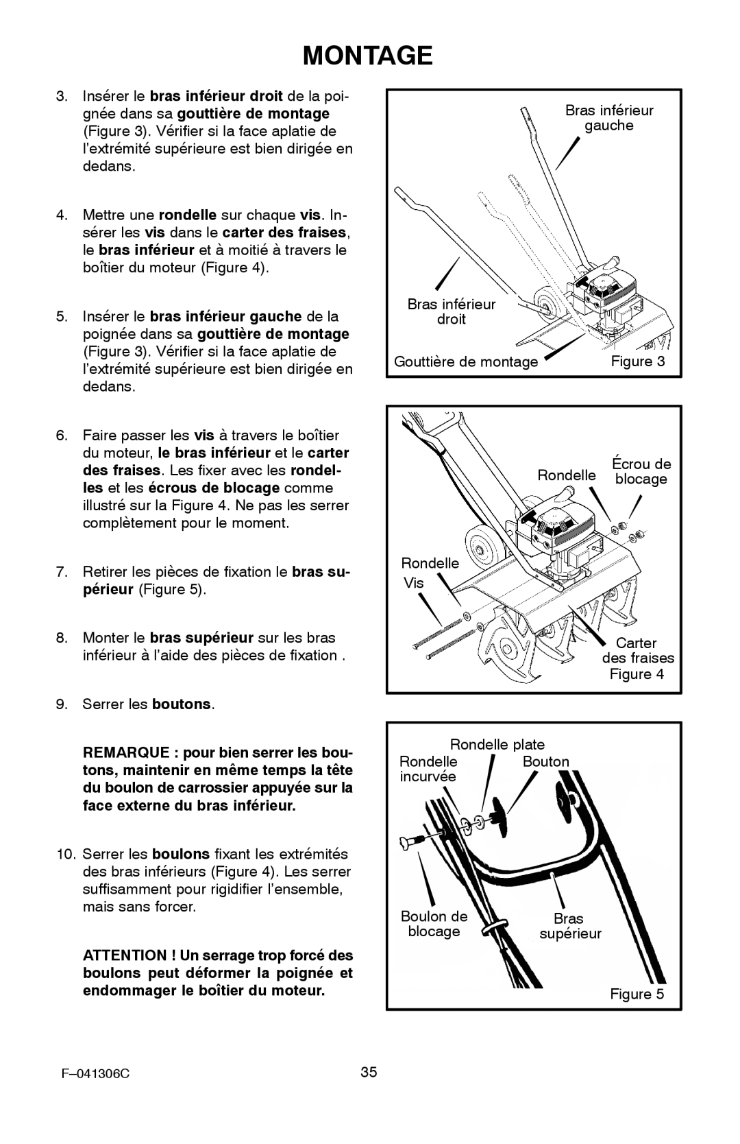 Murray 11052x4NC manual Supérieur 