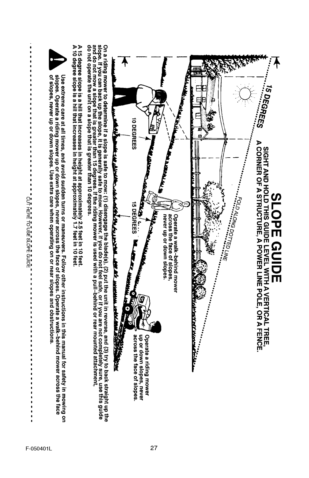 Murray 20-inch Push manual 050401L 