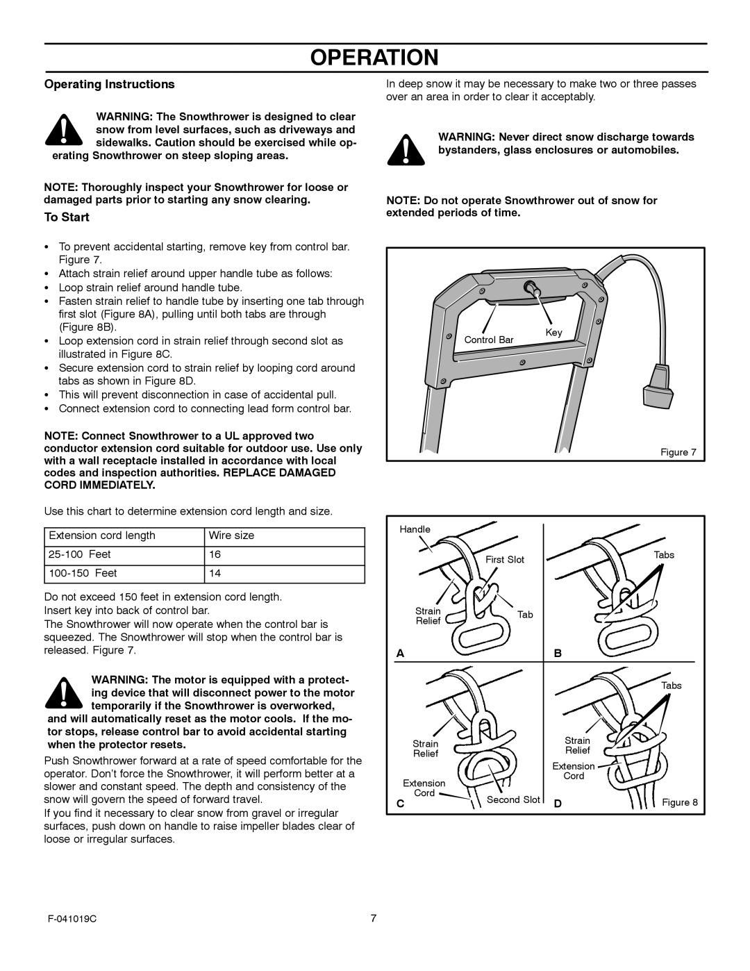 Murray 615000x30NC owner manual Operating Instructions, To Start 