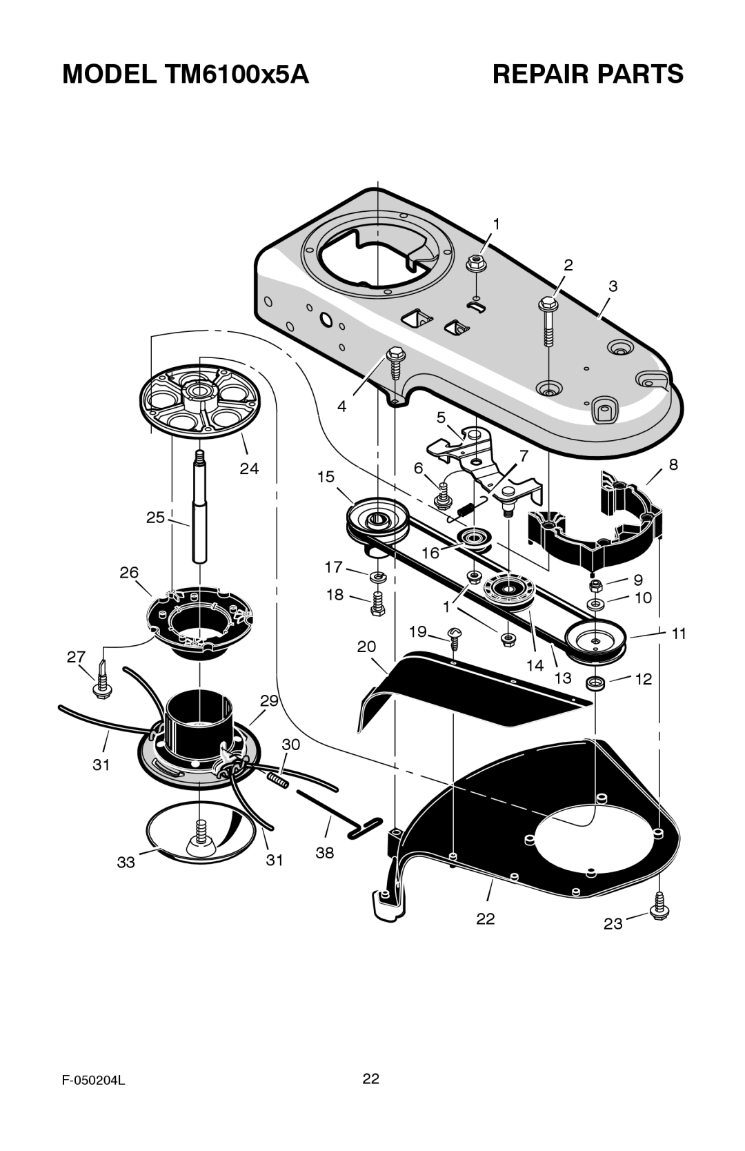 Murray TM6100X5A manual 2223 