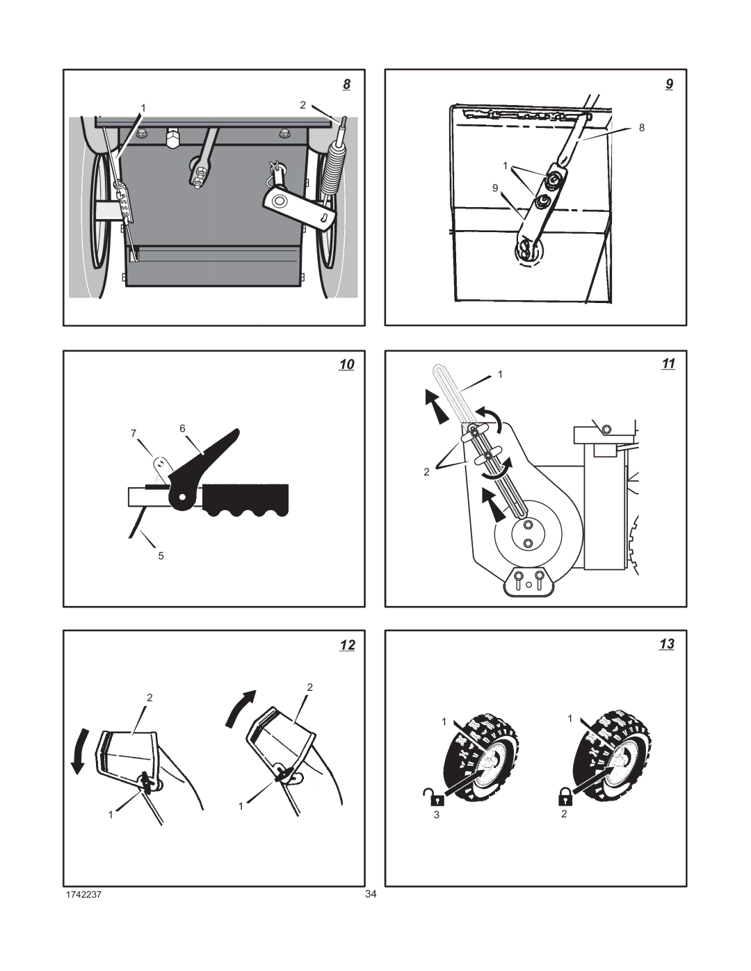 Murray TP 199-4955-00-LW-R, 1740873 manual 1742237 