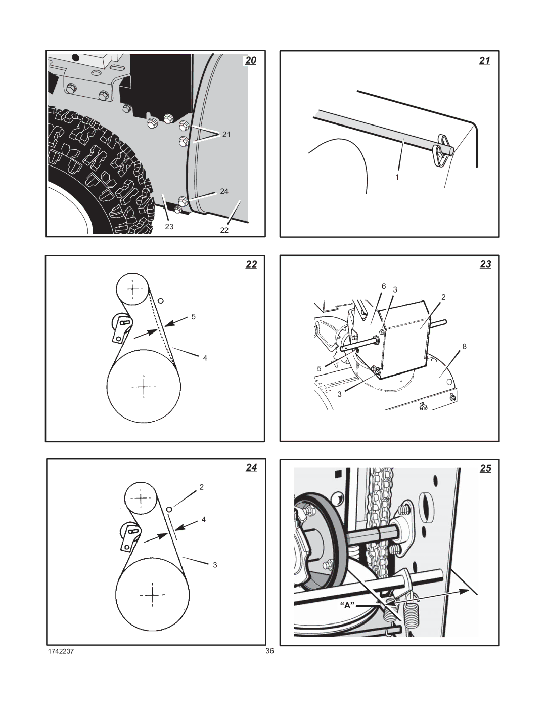 Murray TP 199-4955-00-LW-R, 1740873 manual 1742237 