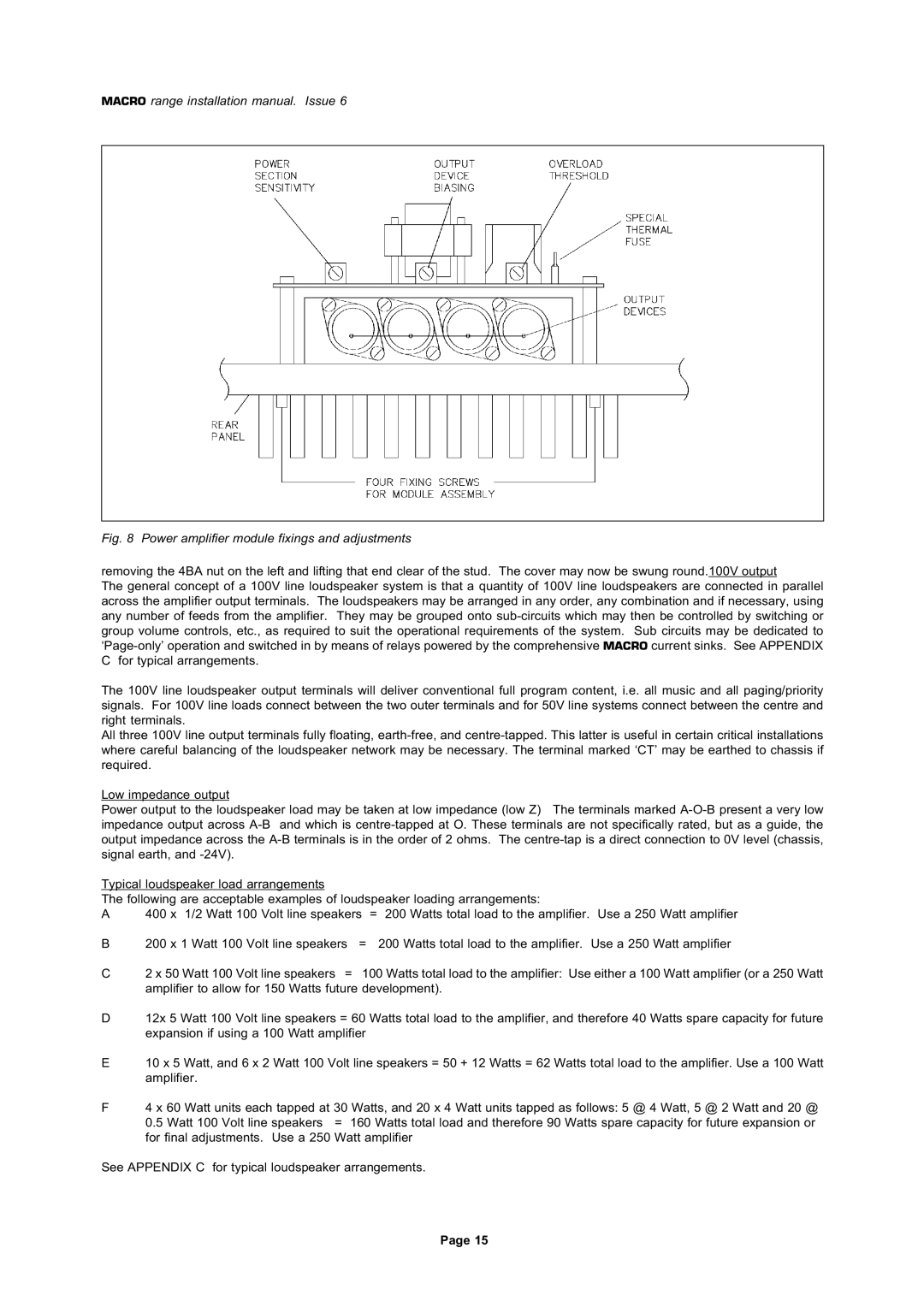 Mustang M/8M, M2508/D, M100/SD, M1008/D, M250/SD Macro range installation manual. Issue 