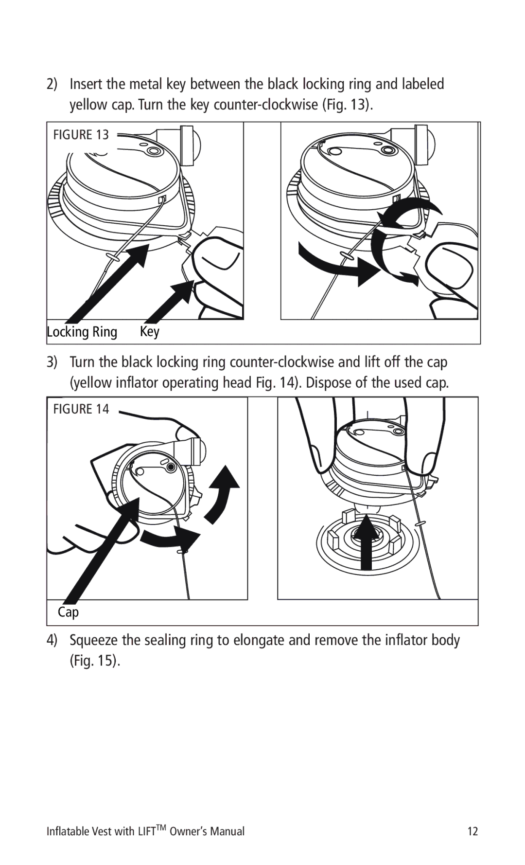 Mustang Survival MD0450 22 manual Cap 