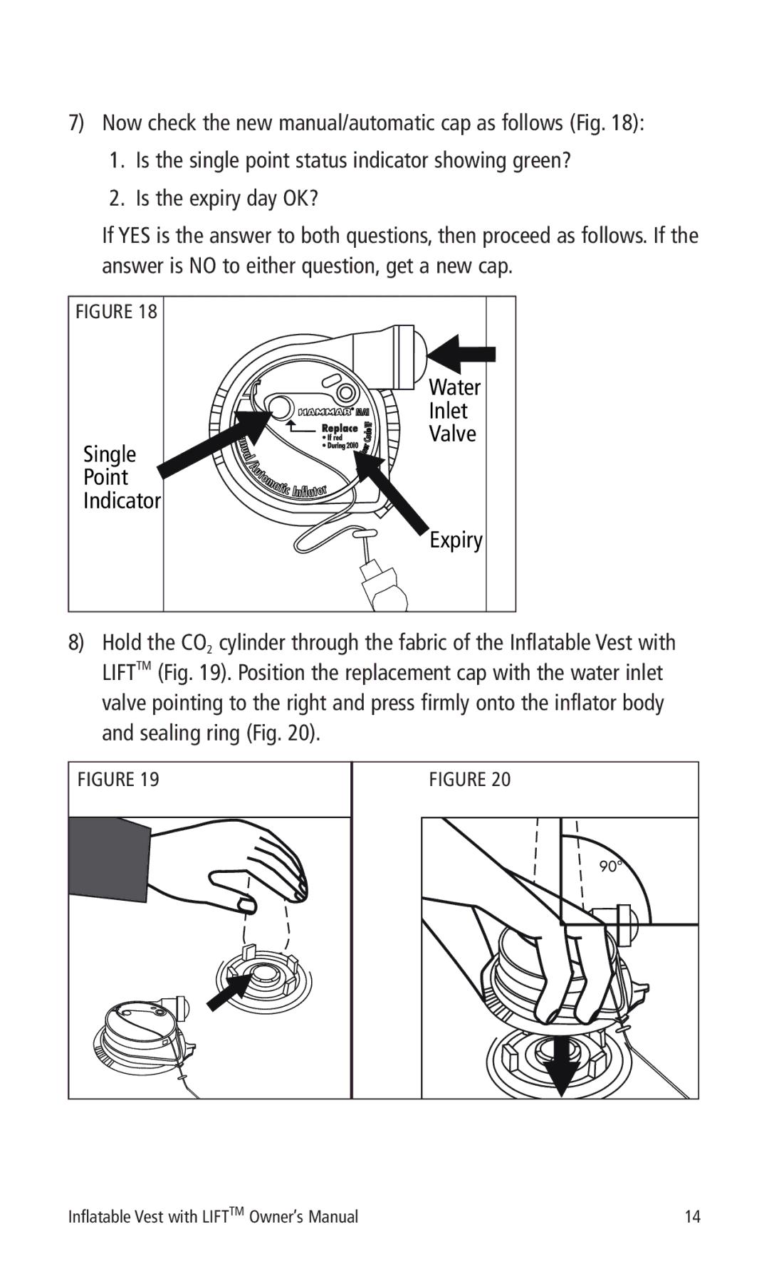 Mustang Survival MD0450 22 manual Inlet, Valve, Single, Point, Indicator 