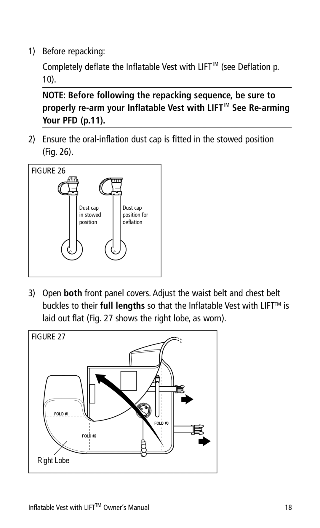 Mustang Survival MD0450 22 manual Your PFD p.11, Right Lobe 