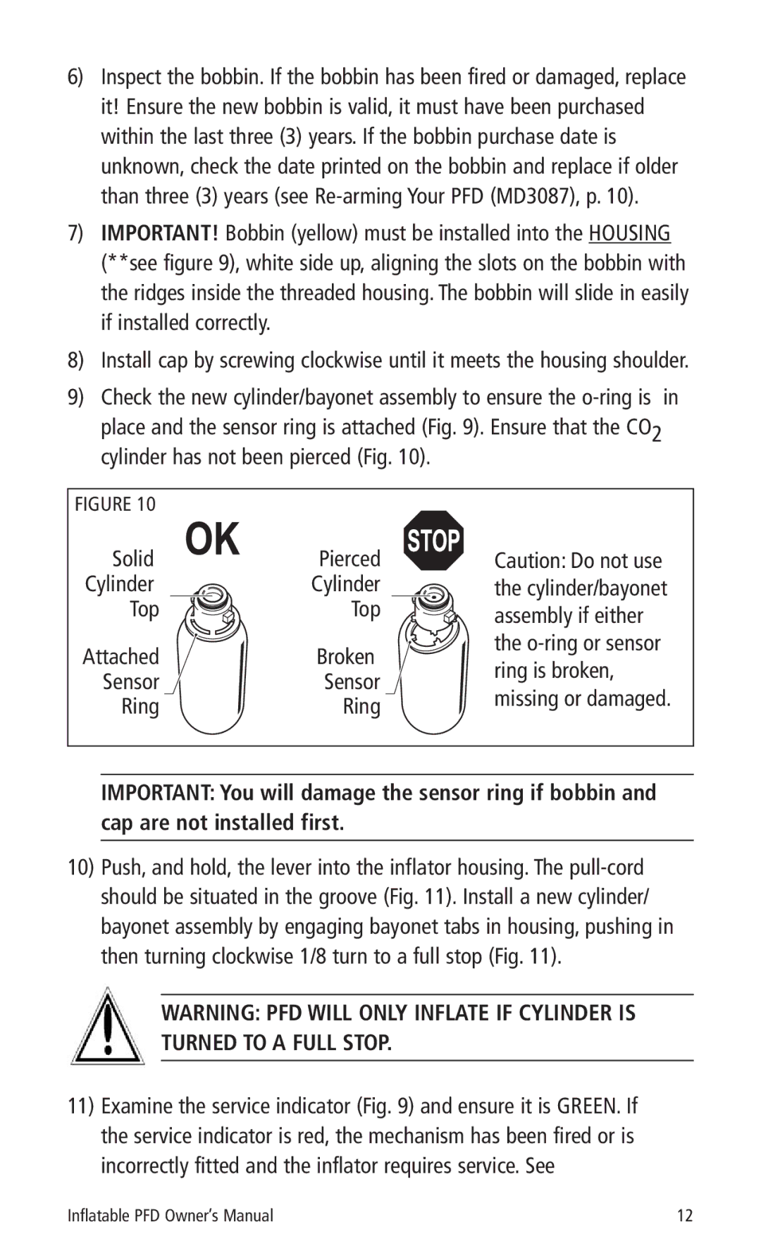 Mustang Survival MD3087, MD3085 manual Top 