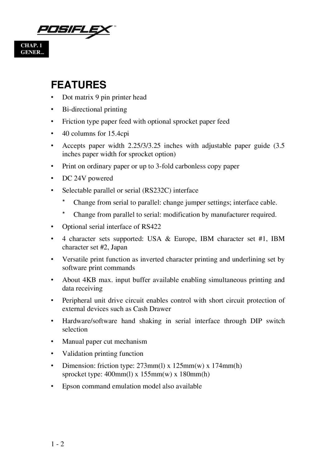 Mustek PP3000 manual Features 