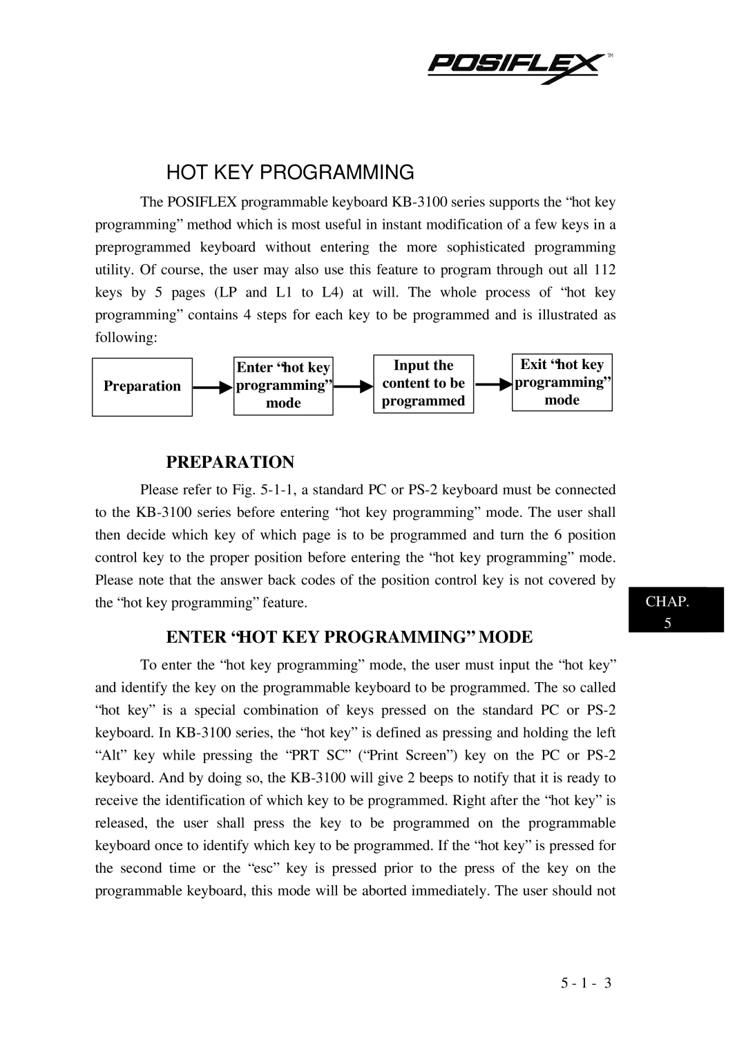 Mustek TM KB3100 user manual HOT KEY Programming, Preparation 