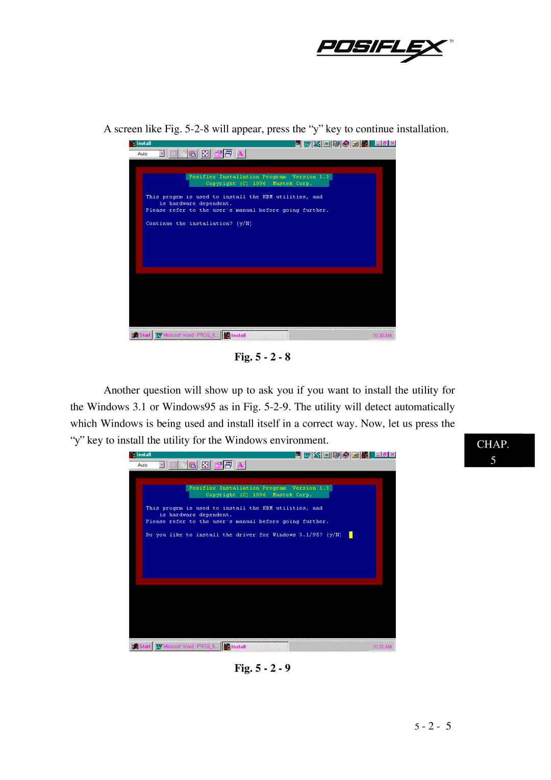 Mustek TM KB3100 user manual Chap 