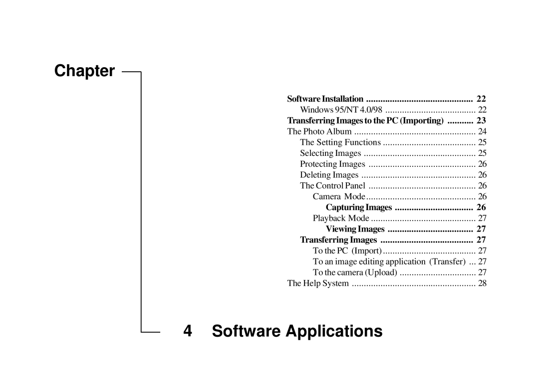 Mustek VDC-300 user manual Software Applications 