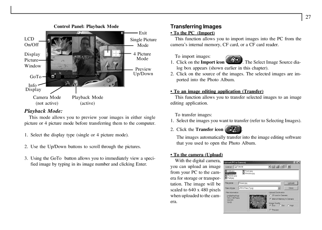 Mustek VDC-300 user manual Transferring Images 