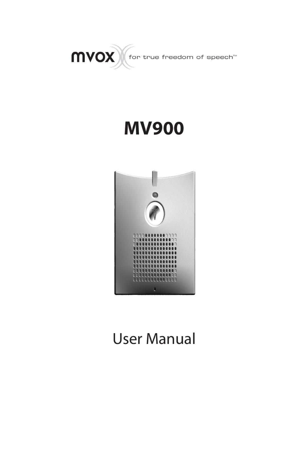 MVOX electronic MV900 manual 