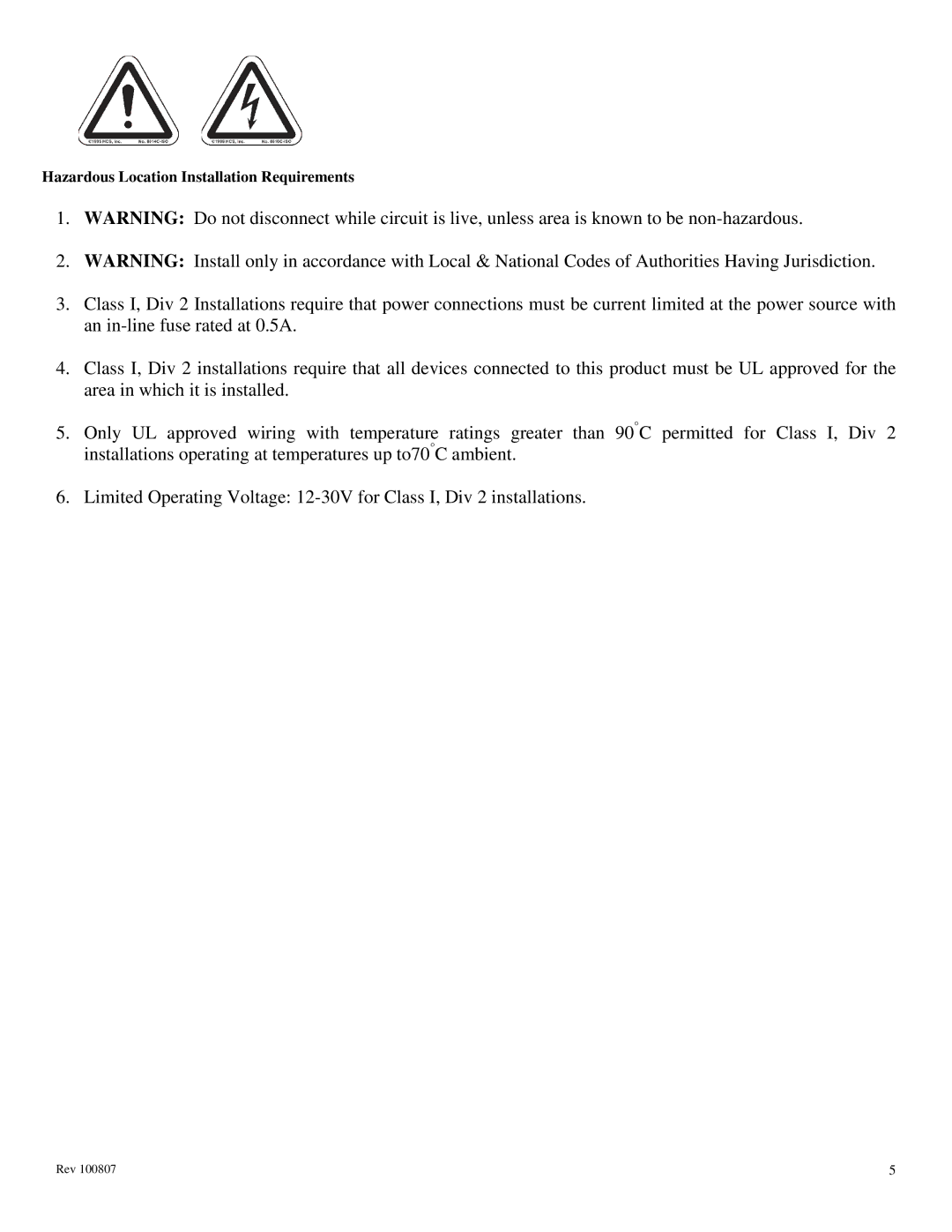 N-Tron 300 Series manual Hazardous Location Installation Requirements 