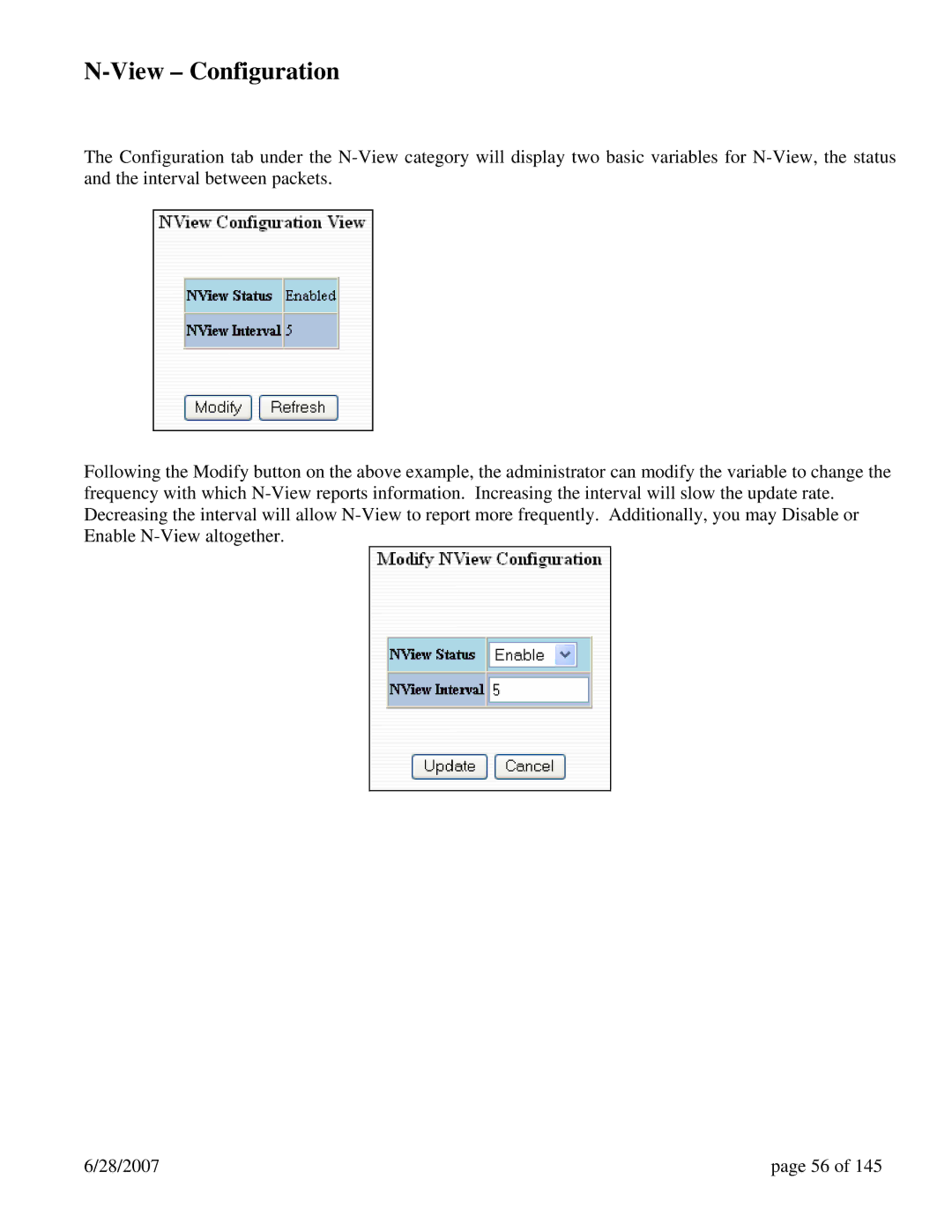 N-Tron 7014FXE2, 7014TX, 7014FX2 user manual View Configuration 