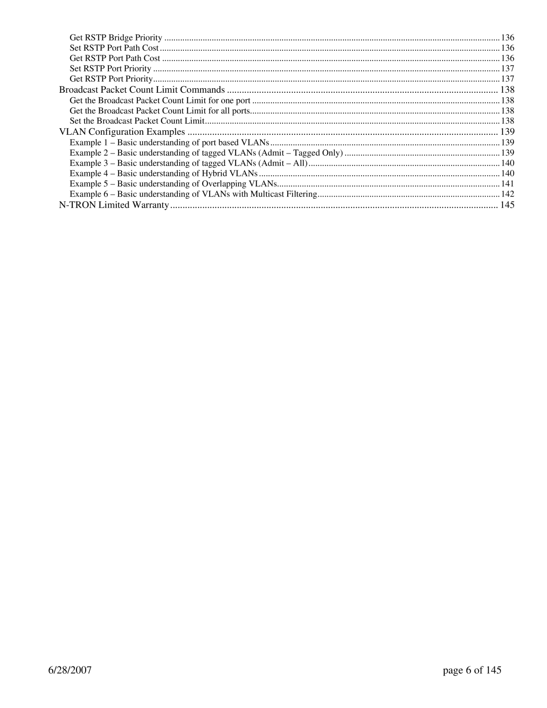 N-Tron 7014TX, 7014FX2, 7014FXE2 user manual 145 