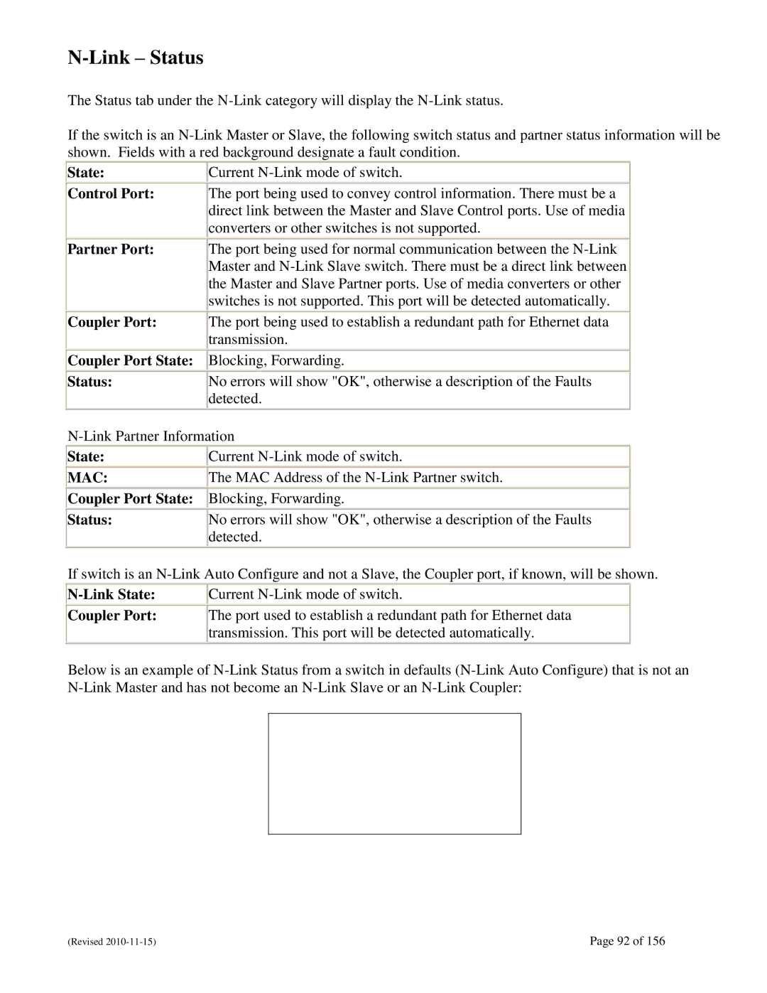 N-Tron 708M12 user manual Link Status 