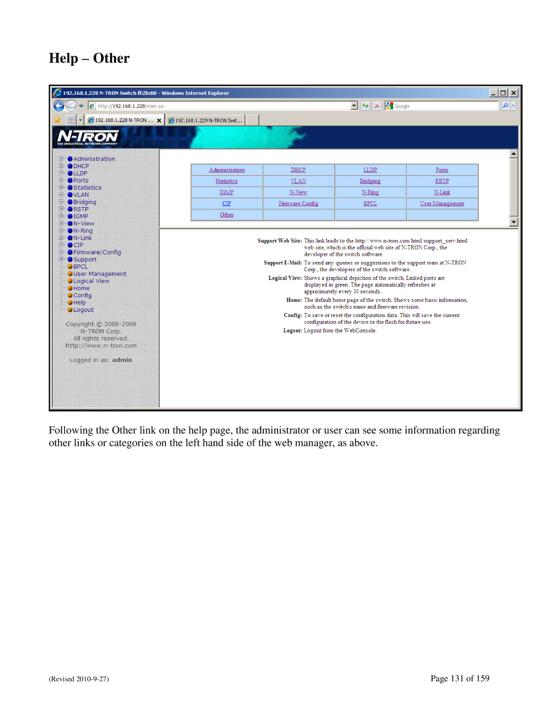 N-Tron 710FX2 user manual Help Other 