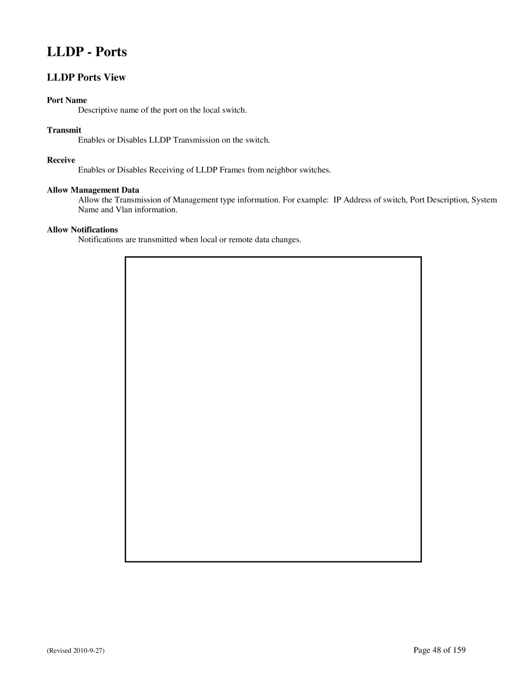 N-Tron 710FX2 user manual Lldp Ports View 