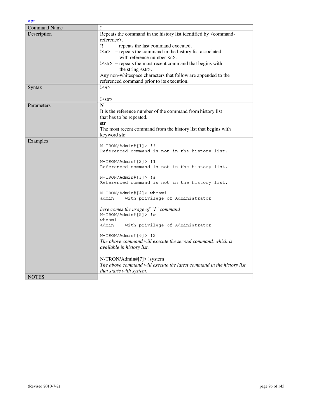 N-Tron 9000 user manual Str, That starts with system 