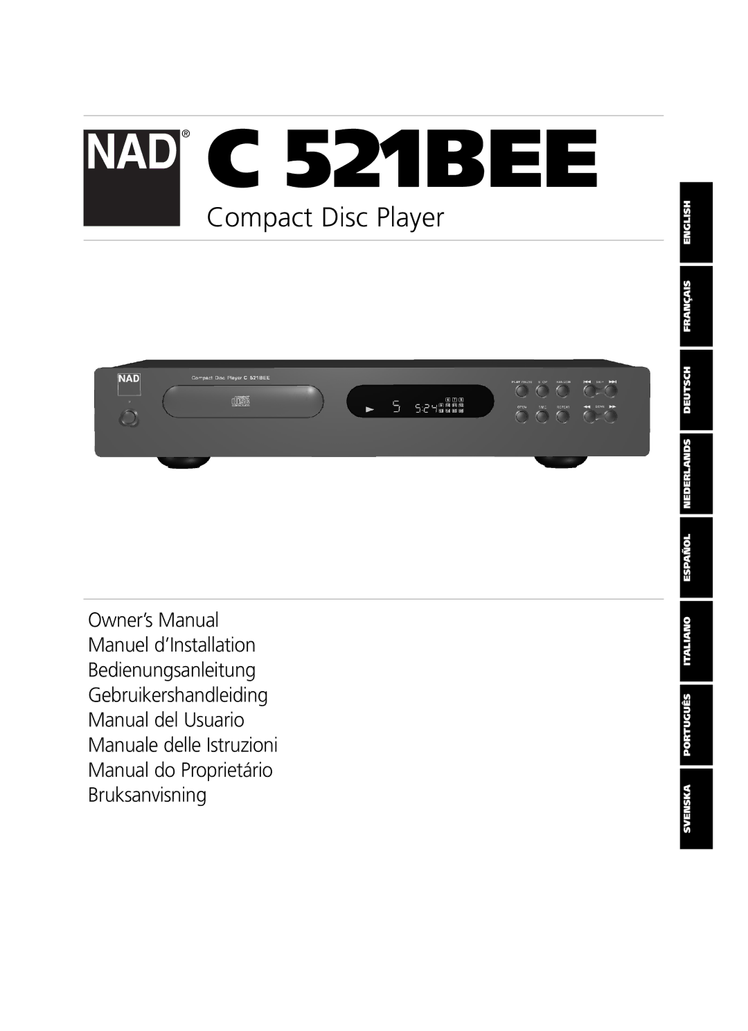 NAD C 521BEE owner manual 