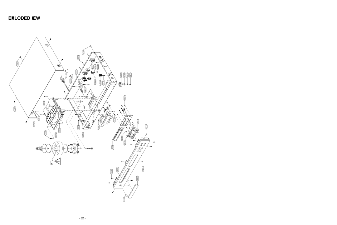 NAD C 542 service manual Exploded View 