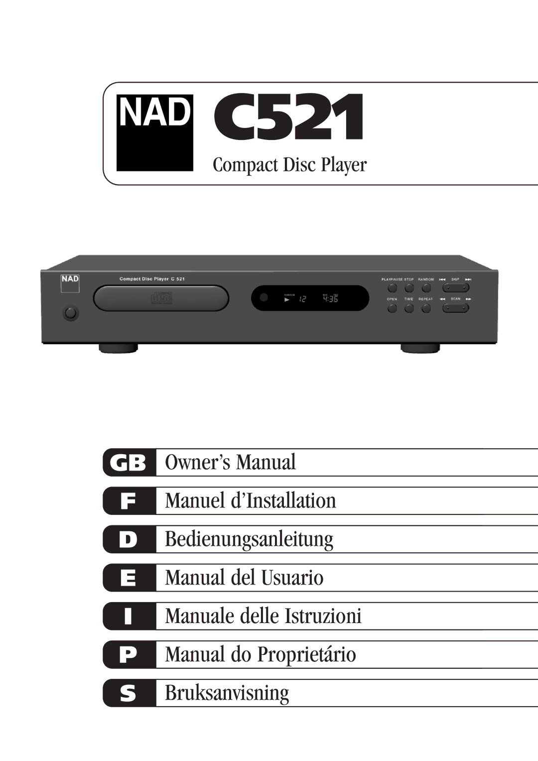 NAD C521 owner manual 