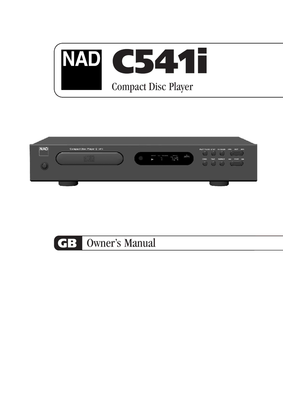 NAD C541i owner manual 