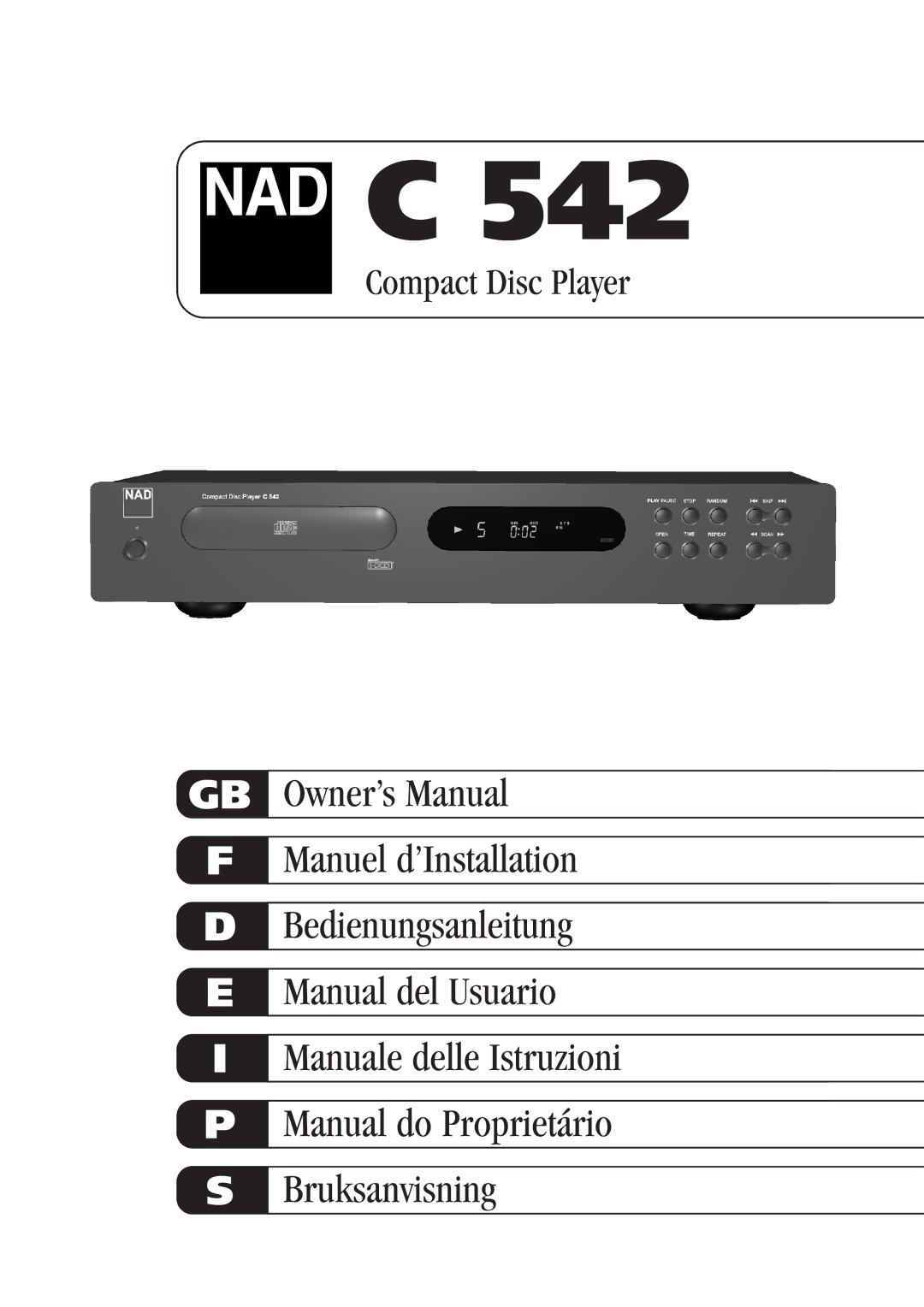 NAD C542 owner manual 