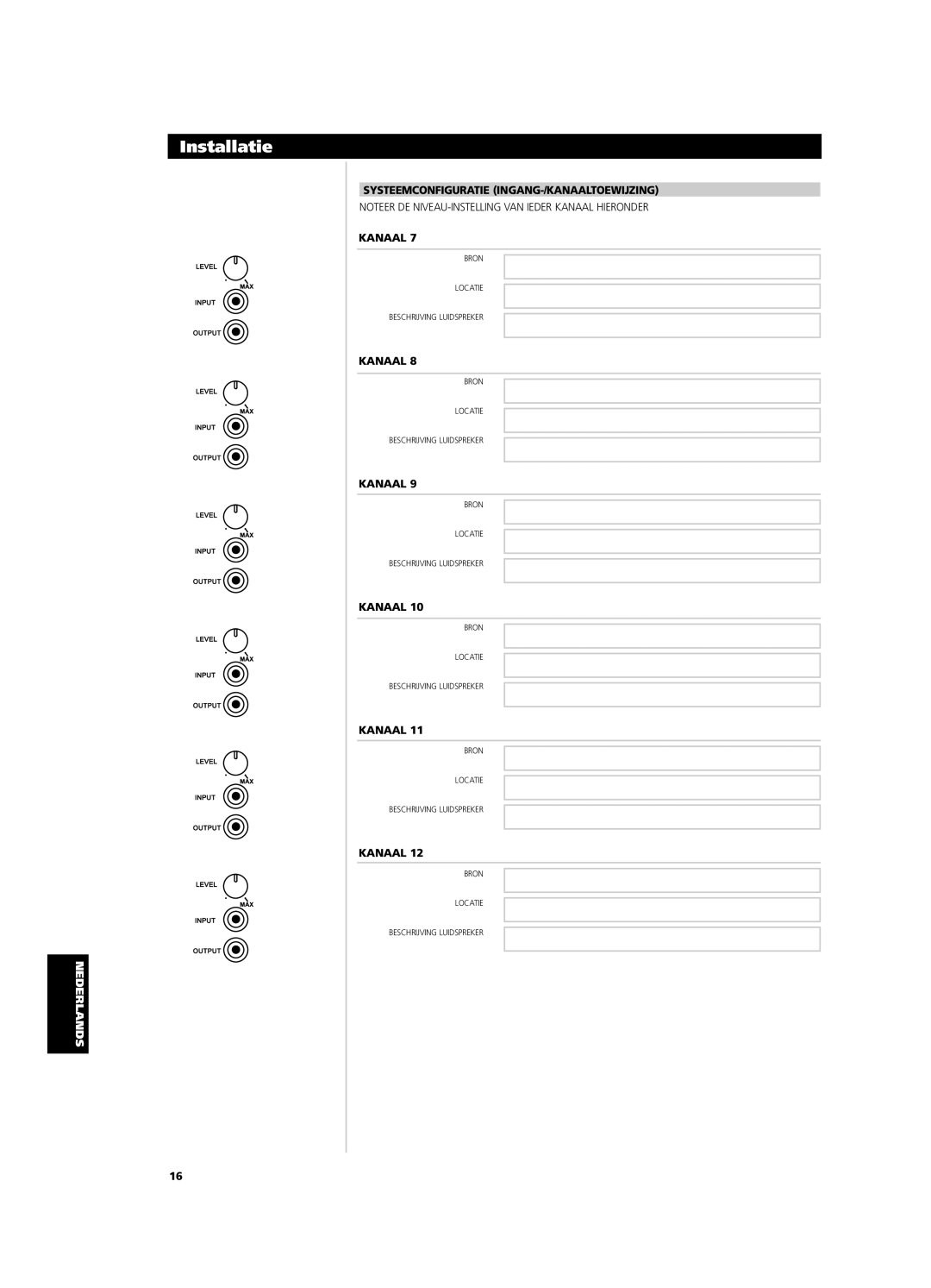 NAD CI9120, CI9060 owner manual Installatie 