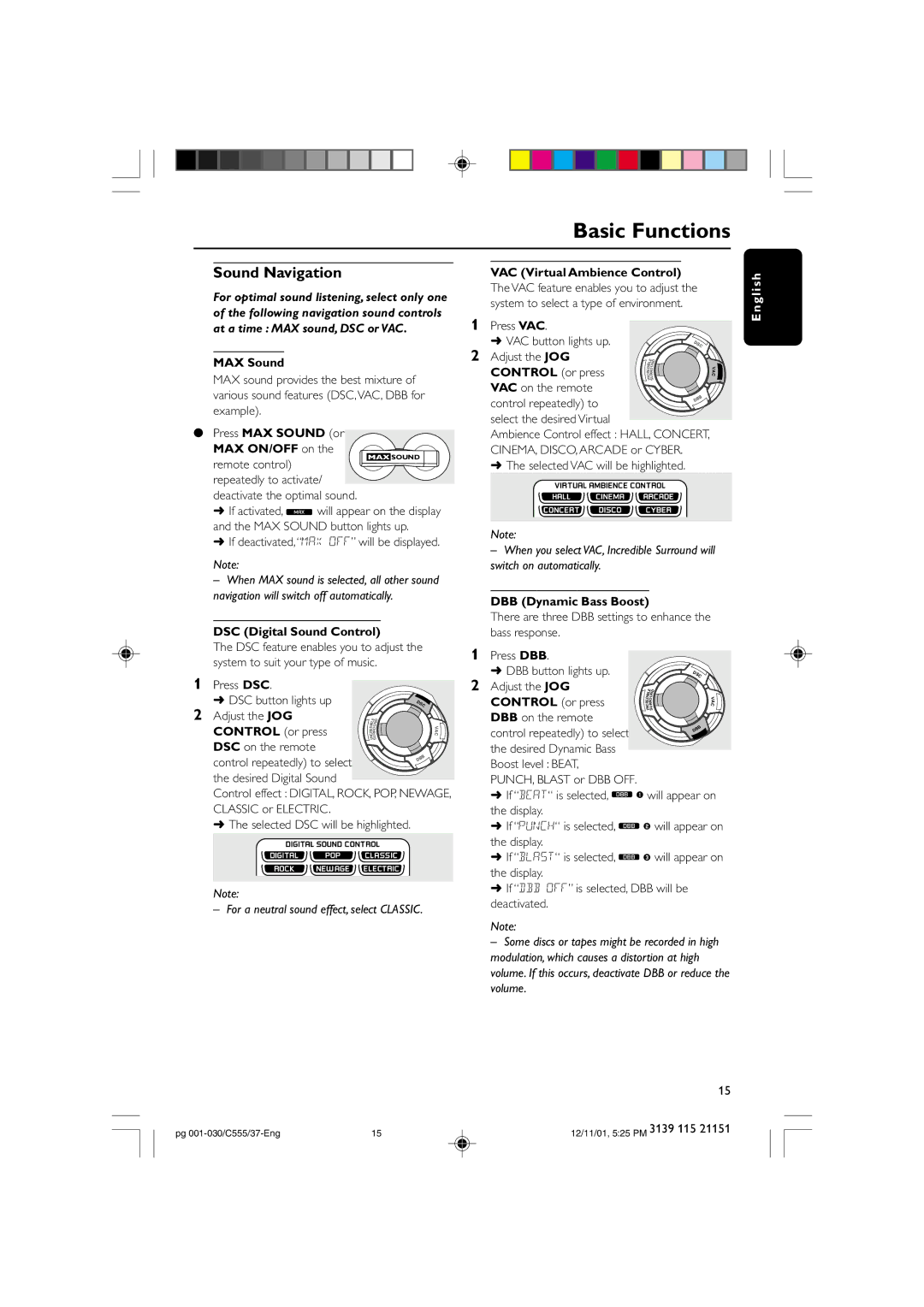 NAD FWC555 warranty Sound Navigation 