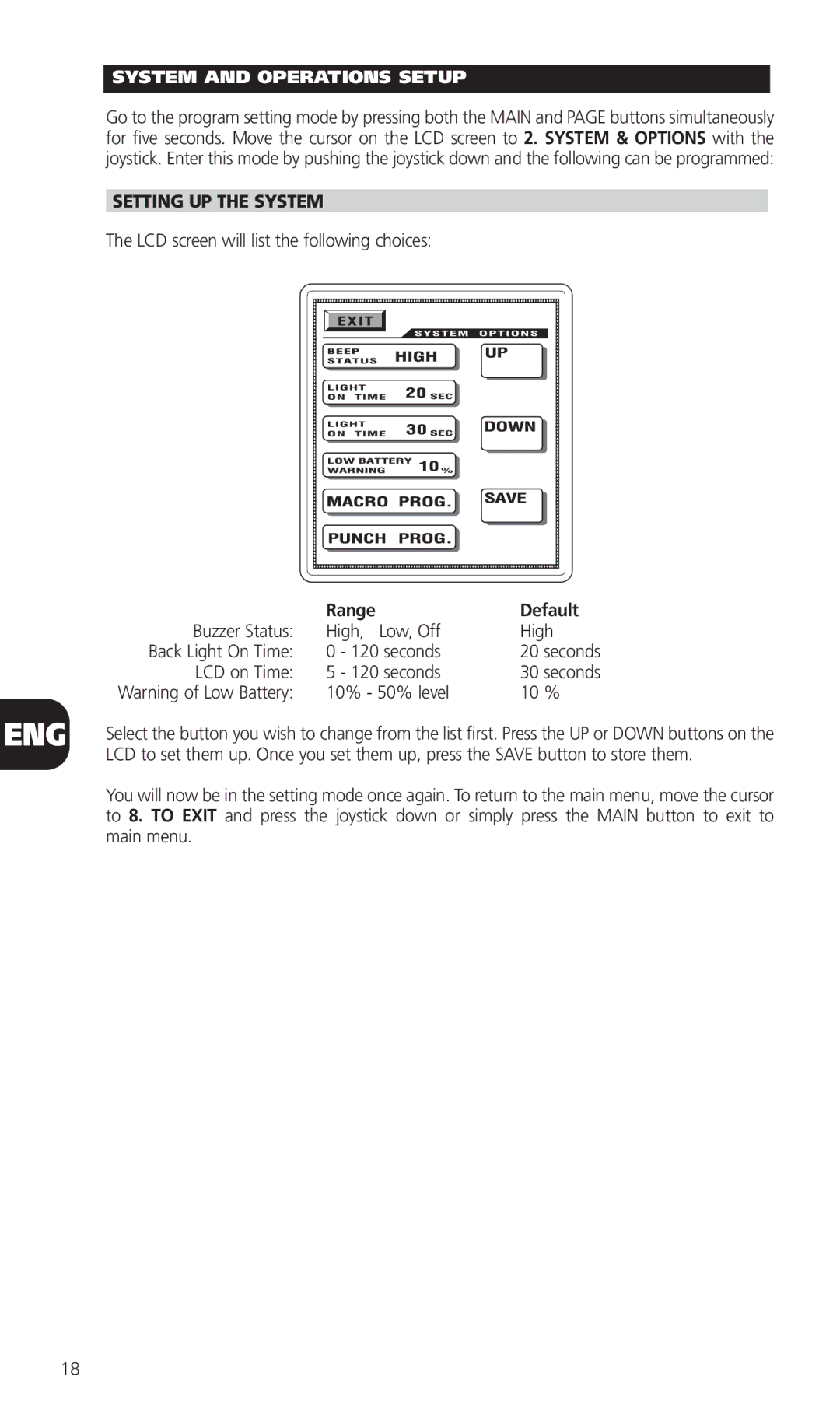 NAD HTR-5 manual System and Operations Setup, Setting UP the System 