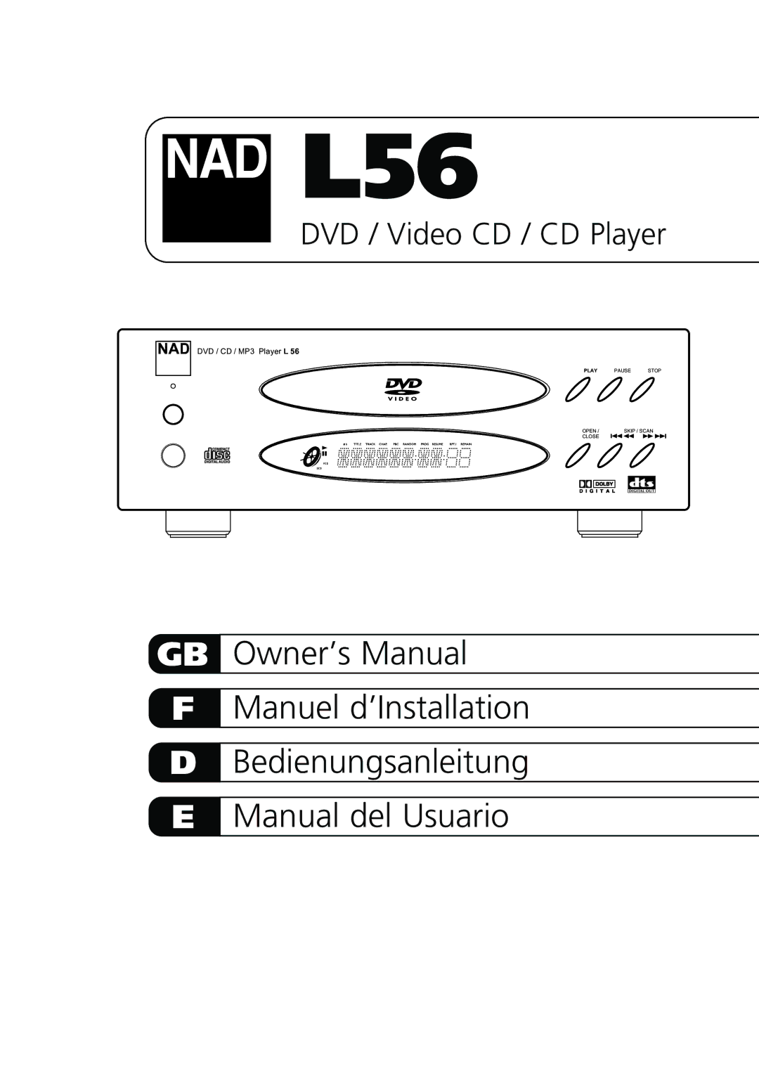 NAD L56 owner manual 