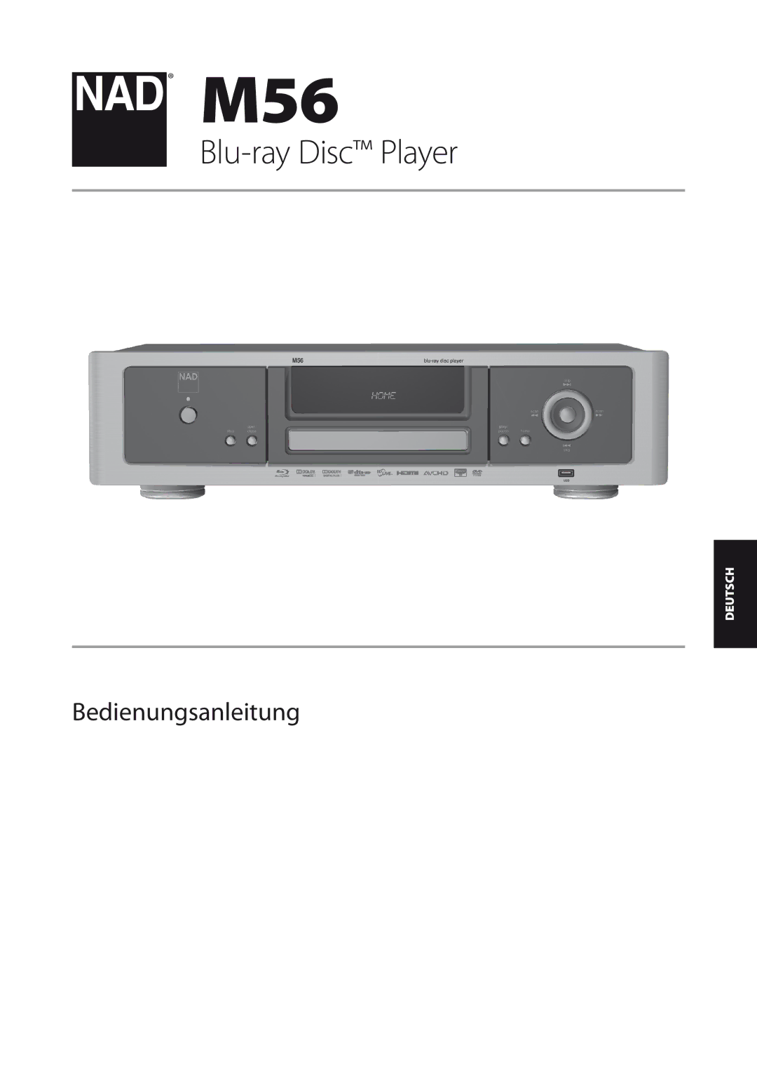 NAD M56 manual Blu-ray Disc Player 