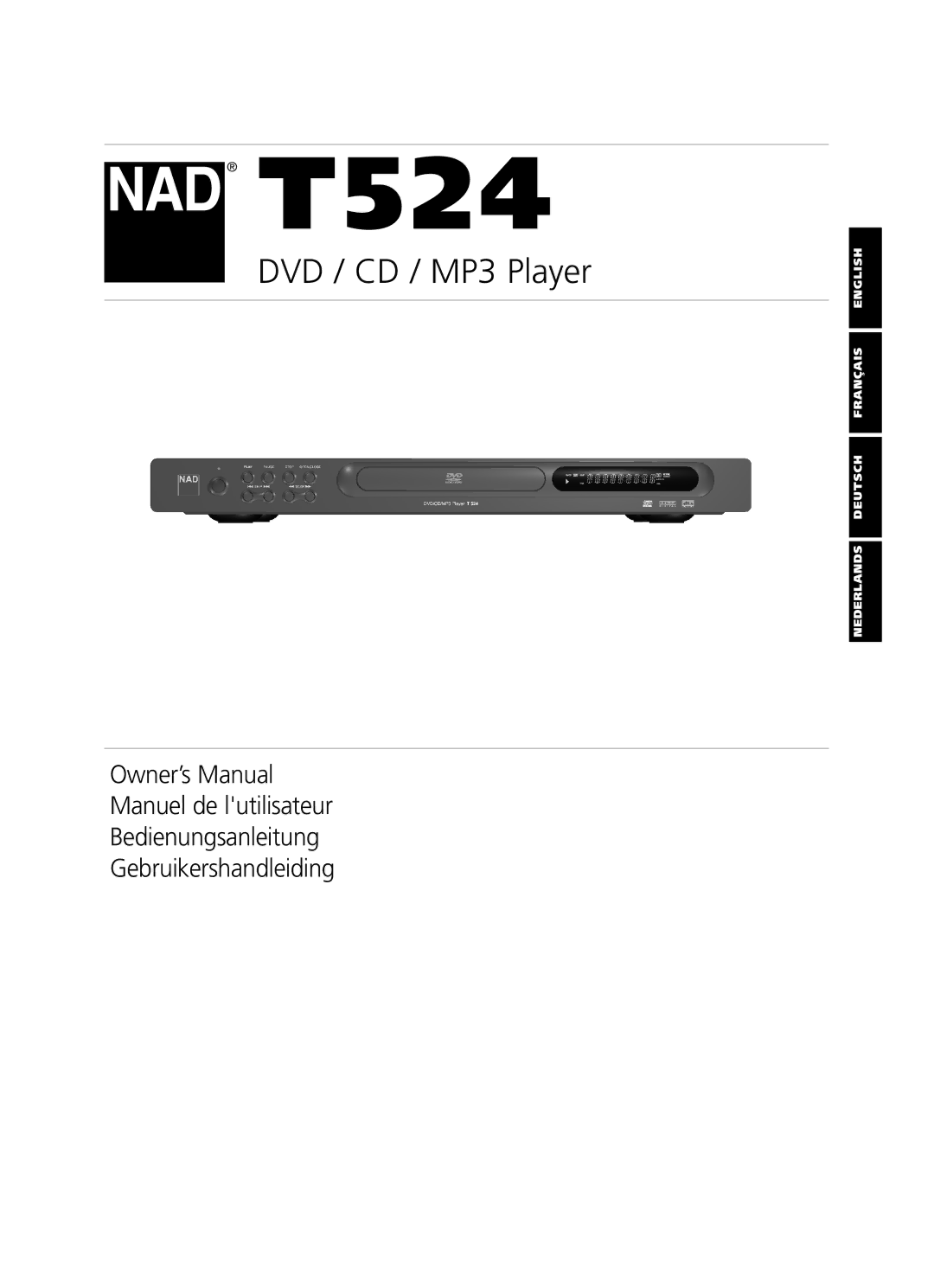 NAD T524 owner manual 